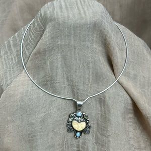 Bohemian moon Goddess necklace
